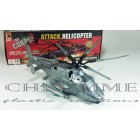 Helicóptero Modelo Attack Helicopter - Com Embalagem - COR PRATA 